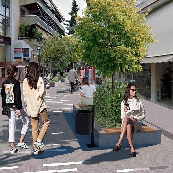 ΒΙΟΚΛΙΜΑΤΙΚΗ ΑΝΑΠΛΑΣΗ ΓΙΑ ΤΗΝ ΑΝΑΖΩΟΓΟΝΗΣΗ ΤΟΥ ΕΜΠΟΡΙΚΟΥ ΚΕΝΤΡΟΥ ΤΟΥ ΔΗΜΟΥ ΧΑΛΑΝΔΡΙΟΥ 